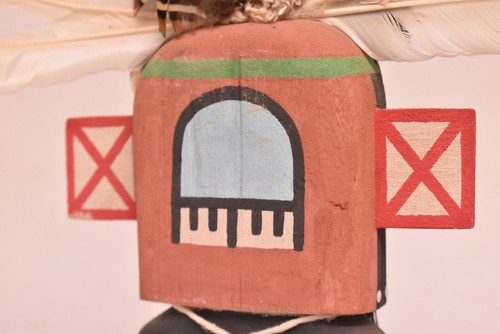 Vintage Hopi Hilili Kachina vecchio stile nativi americani firmato JFR 13,5" - Foto 12 di 15