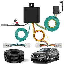 Nilight 4 Pin Trailer Wiring Harness Kit 56267 Vehicle Standard 4 Way Connector