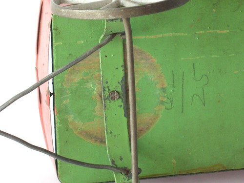 Antique George Brown Tin Toy Express Cart Wagon Early Pull Toy Folk Art American - Picture 12 of 14