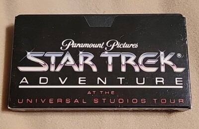 1988 STAR TREK Adventure at Universal Studios Tour VHS Paramount Pictures RARE