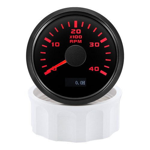 2" 52mm Waterproof Rev Counter Tachometer 0-4000RPM Gauge for Boat Car Truck ATV - Picture 3 of 17