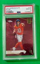 2024 DONRUSS ELITE FOTL MAROON PRIZM BO NIX #85/249 BRONCOS PSA GEM MINT 10