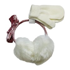 Capelli New York Brown Faux Fur Animal Print Earmuffs Winter Casual One Size