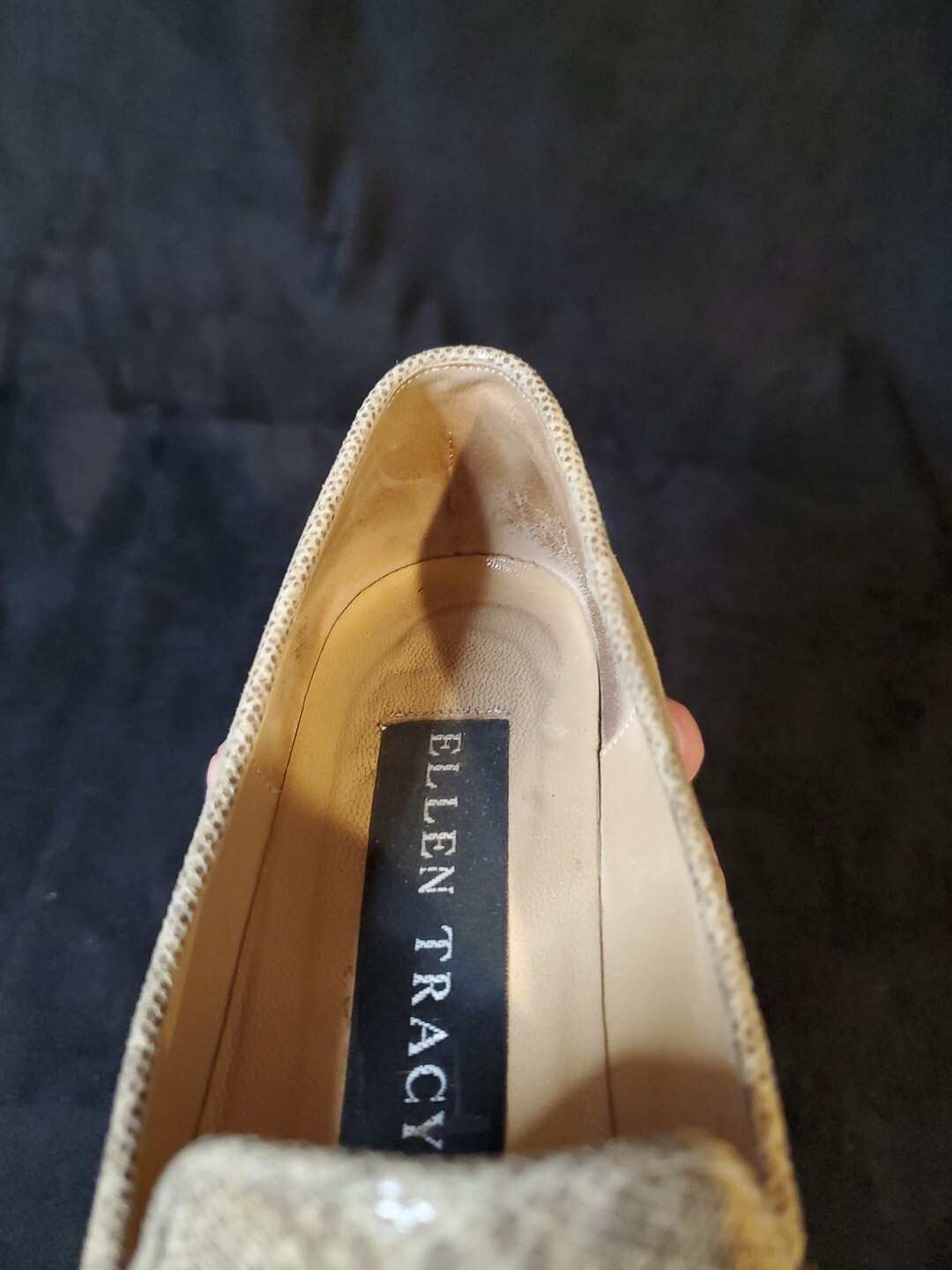 ELLEN TRACY Womens Size 6B Python Snake Faux Leat… - image 10