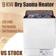 9KW Dry Steam Bath Sauna Heater Sauna Heater Stove with EXTERNAL Controller