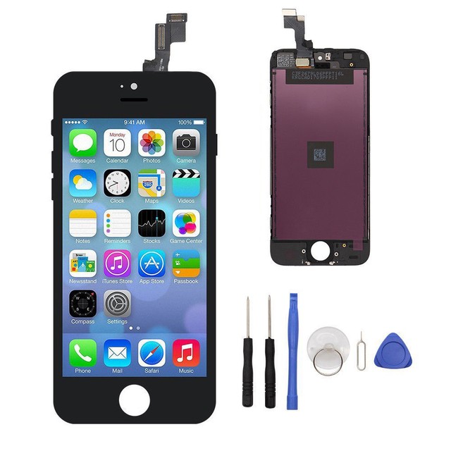 Black LCD Screen Touch Digitizer Assembly Replacement for ...