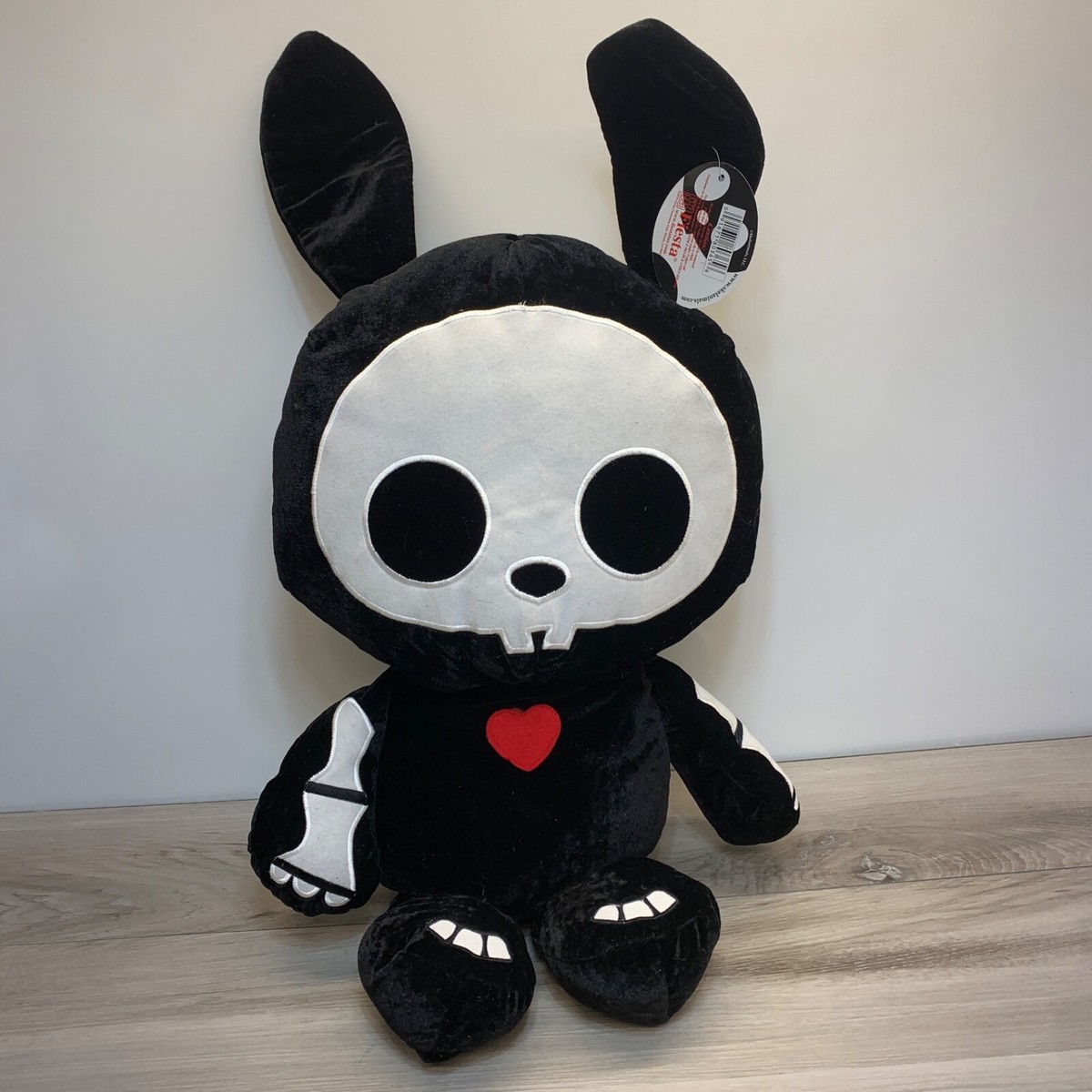 SKELANIMALS Fiesta Black Jack Rabbit Plush Large 27