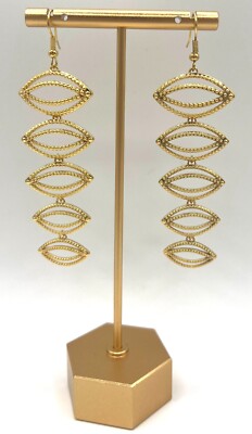 Belle Noel Kim Kardashian 14-Karat Gold Plated Dangle Earrings