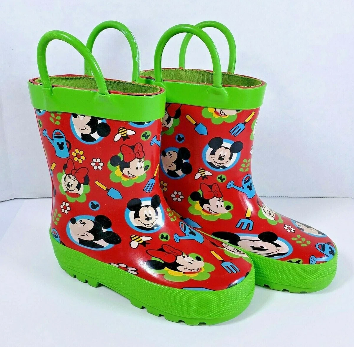 Mickey mouse rain boots for toddlers discount