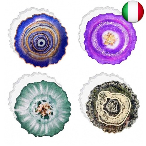 Stampi in resina siliconica, Coaster Stampi in Resina,Resina per