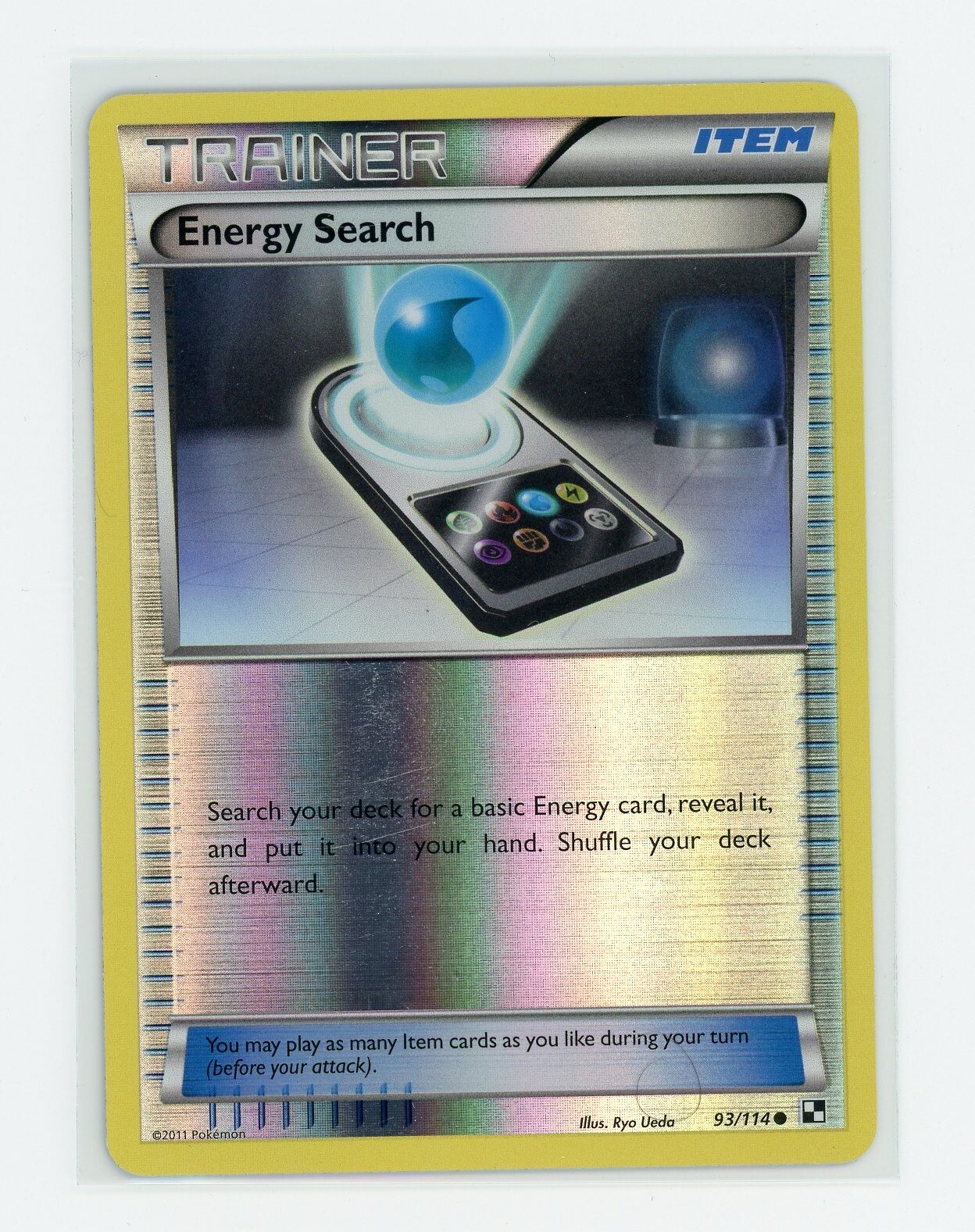 Pokémon TCG - Energy Search 93/114 - Black & White Base - Reverse Holo