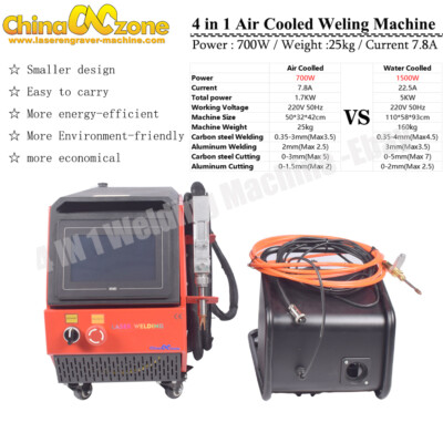 Handheld 700W 4in1 Air Coolling Schweißen Reinigung Schweißnaht Schneidemaschine