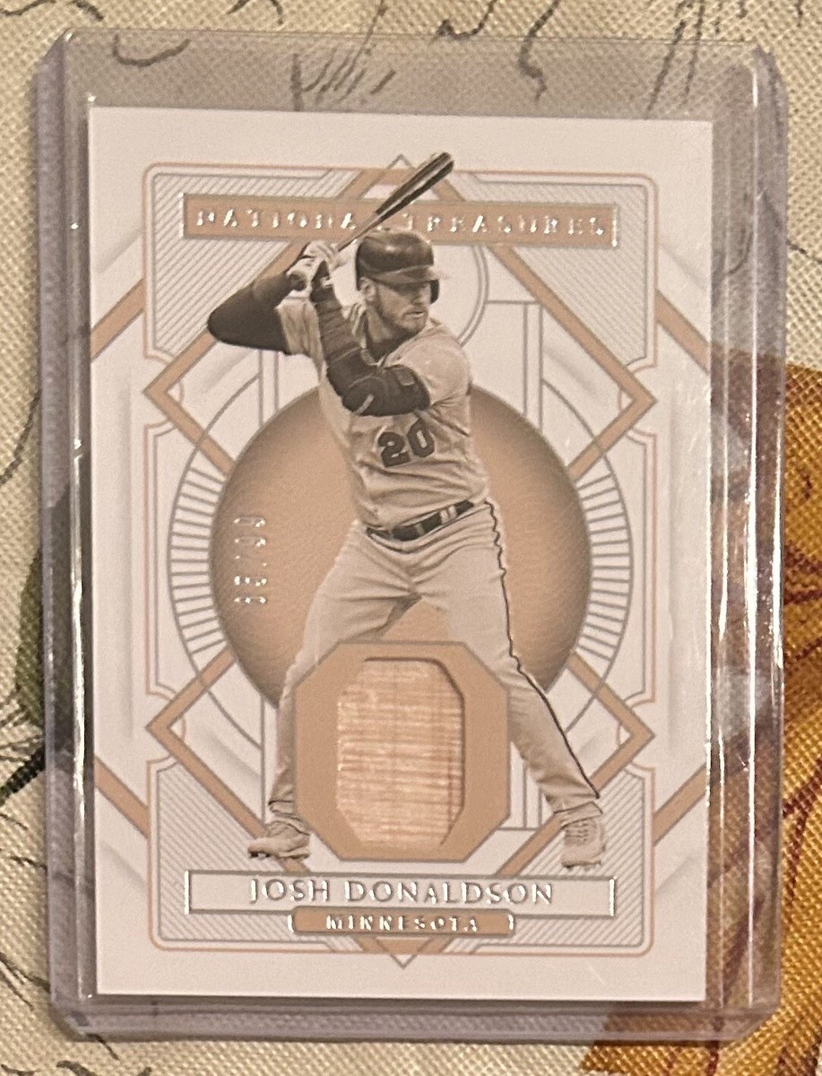 Josh Donaldson #65/99 Patch National Treasures Panini #148 2021