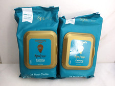 SUMMER'S EVE SPA CALMING CLEANSING CLOTHS 24 PLUSH CLOTHS NWOB LOT OF 2