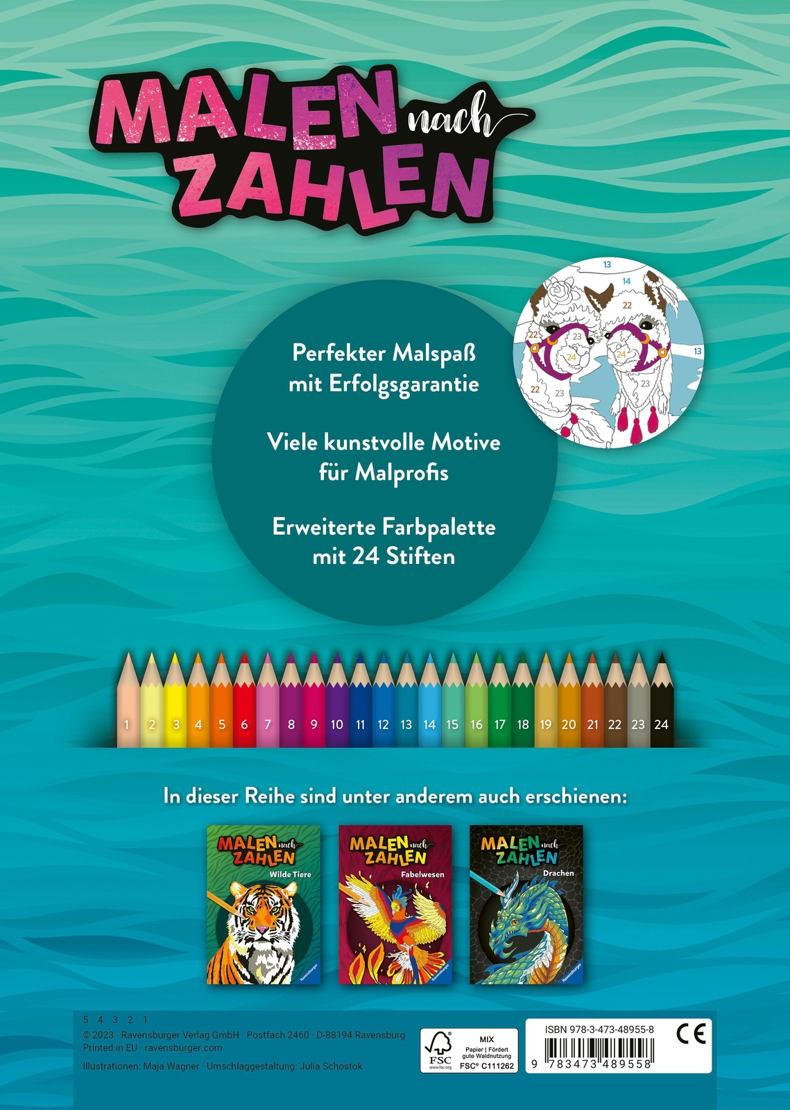 Thumbnail - Ravensburger Malen Nach Zahlen Animal Dreams - 32 Motive Abgestimmt