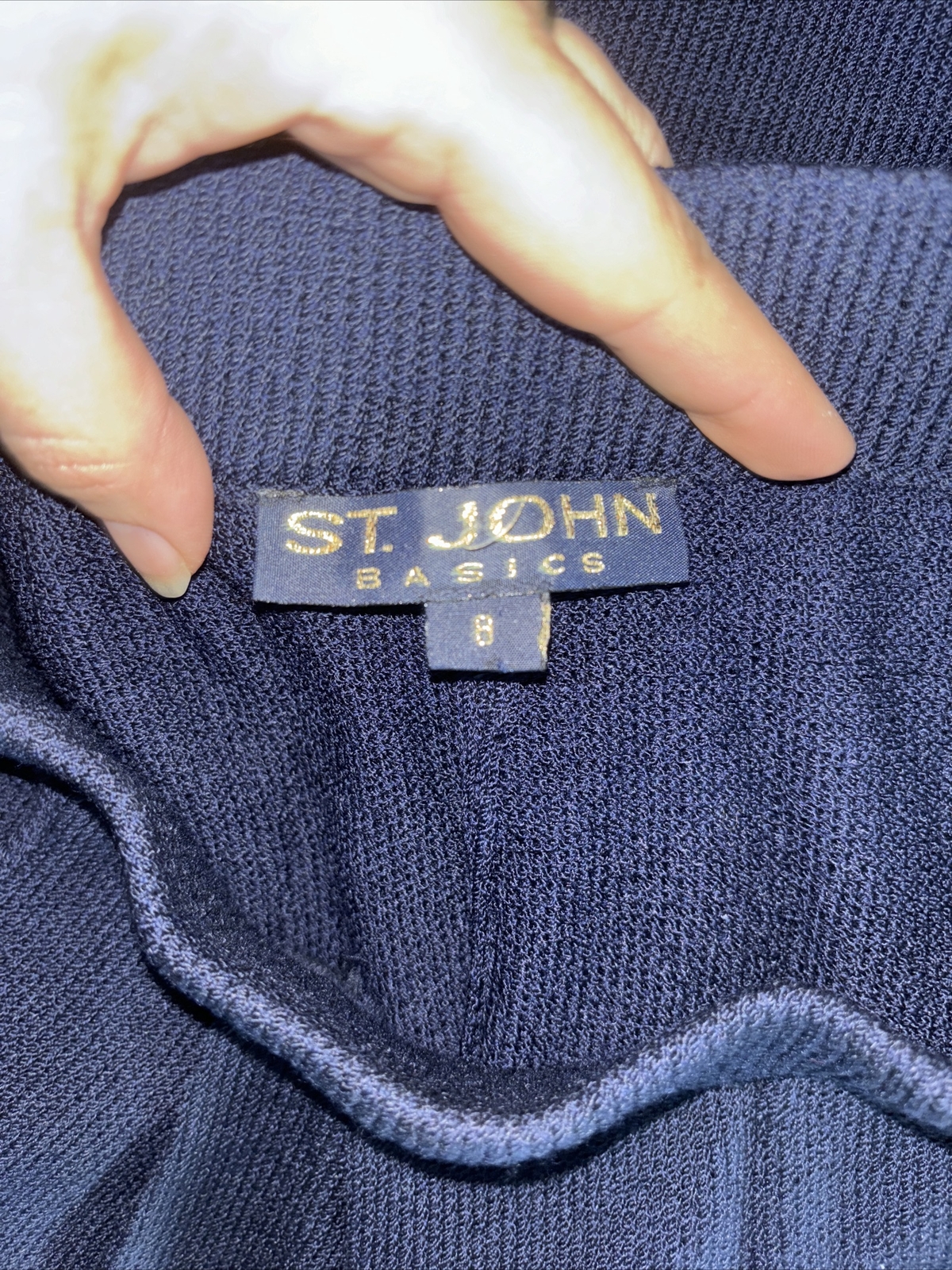 St John Basic Wool Blend Santana Knit Tapered Leg… - image 5