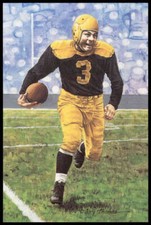 Tony Canadeo 1991 Goal Line Hall of Fame Art Collection #65 /5000 Packers