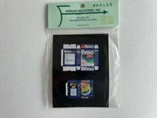 Dollhouse Miniatures Uncut Sheet of Household Cleaning Product Boxes in Package 