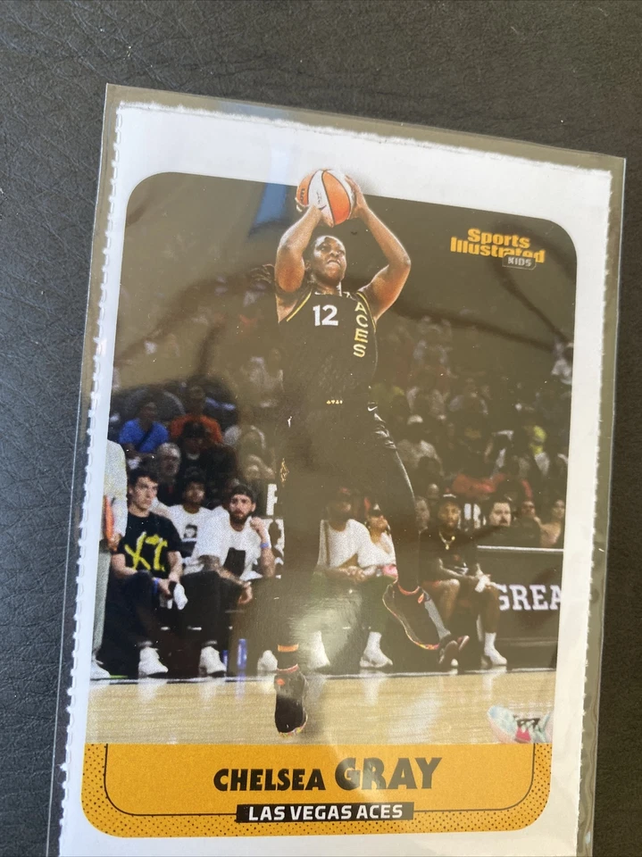 CHELSEA GRAY - SPORTS ILLUSTRATED FOR KIDS SI -  2023 LAS VEGAS ACES - WNBA - Image 2 of 4