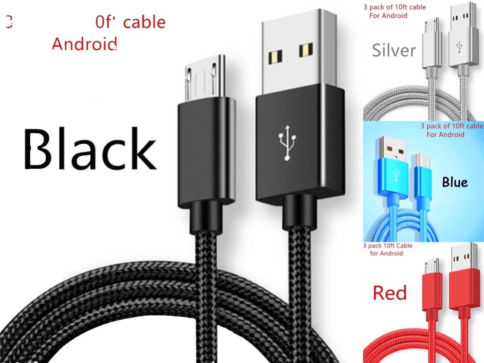 Los cables USB Teléfono celular para Huawei LG G5