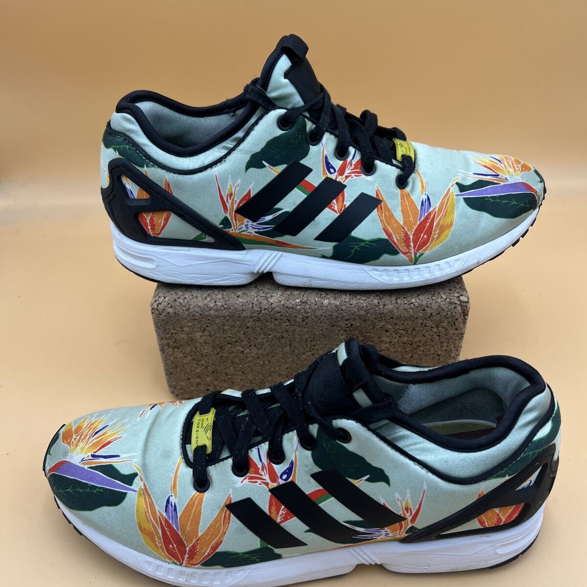 Adidas ZX Flux NPS B34468 Green Floral Running Shoes Men's Adidas ZX Flux NPS B34468 Green Floral Running Shoes Men's