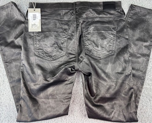 Joan Smalls X True Religion Womens Mid Rise Halle Pants Sz 30 NWT Metallic Gray - Picture 16 of 21