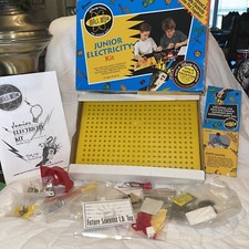 Vintage Kid's Tek Junior Scientist Electricity Lab Kit Disney The Science Guy