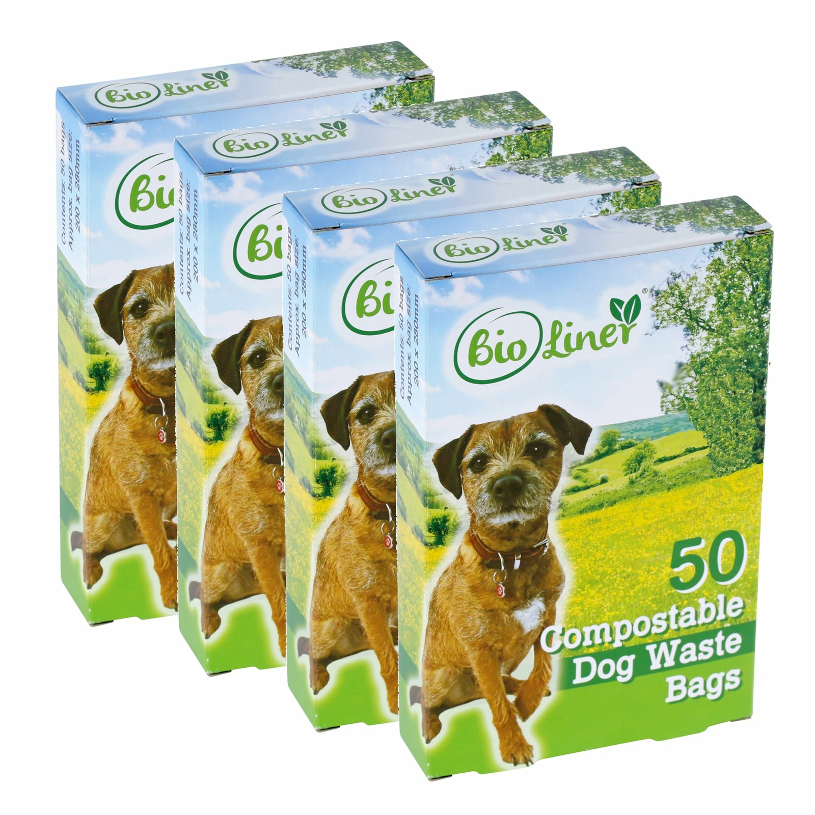 200 x BioLiner Dog Waste Bags – Compostable Dog Waste/Poo Bags – EN 13432