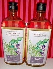      NEW 2 BATH BODY WORKS AROMATHERAPY BLACK CURRANT  CEDARWOOD BODY WASH   