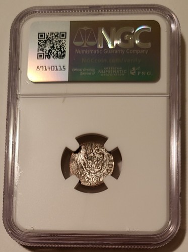 Livonia (Latvia) Swedish Occupation 1652 Silver Solidus Riga Mint MS62 NGC - Picture 2 of 4