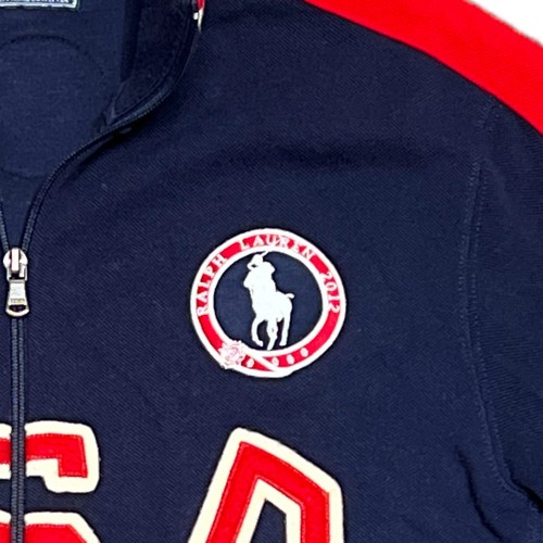 Polo Ralph Lauren Uomo 2012 Olimpiadi USA Full Zip Team Felpa Giacca Media - Foto 2 di 9