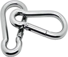 4 Inch Spring Snap Hook Carabiner 304 Stainless Steel Snap Hook Heavy Duty