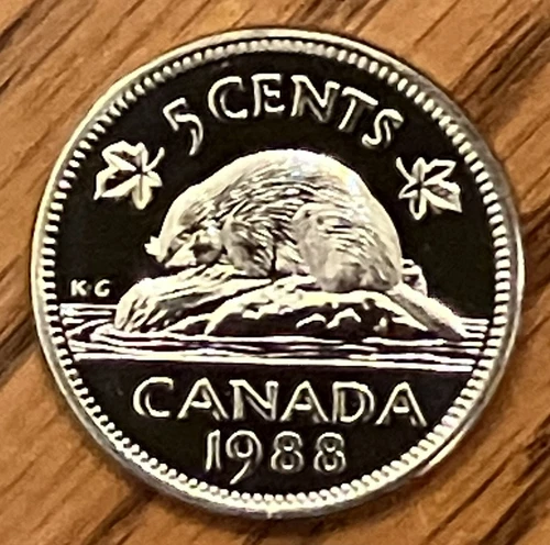 1988 Canada 5 Cents — photo from the most recent tracked eBay sale