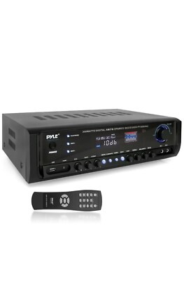 Pyle PT390AU Digital Home Theater Stereo Receiver 300 Watt