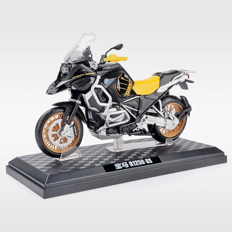 1/12 BMW	R1250 GS Motorcycle Model Diecast Toy Vehicle for Boys Kids Gifts Black - Image 3 of 4