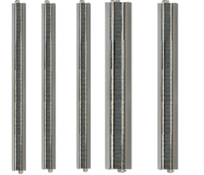 #ad #ad NEW Bachmann E Z Train Track Silver Gray 36quot; Straight Track 10 Pcs HO Scale BAC4 $129.00