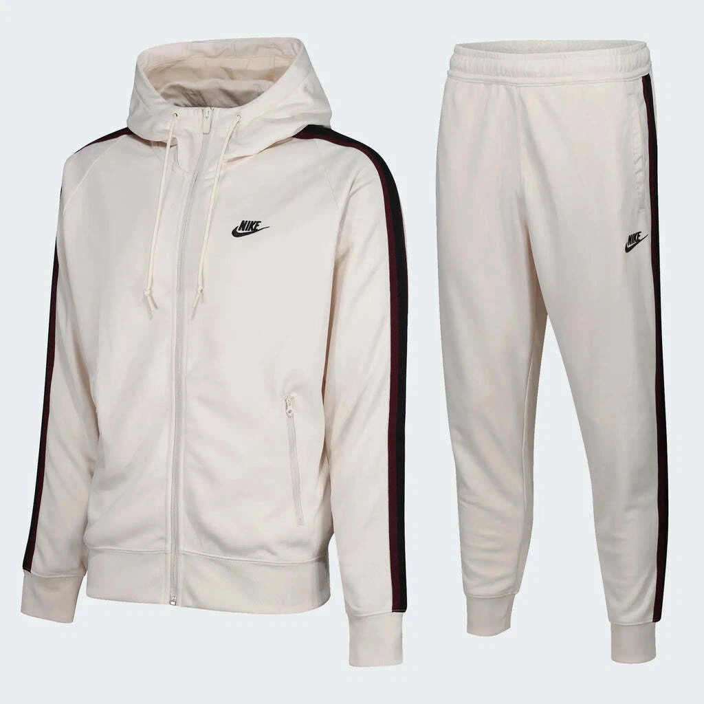 Nike tribute store white tracksuit