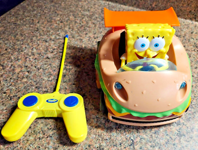 Spongebob SquarePants Remote Control Krabby Patty Car Works