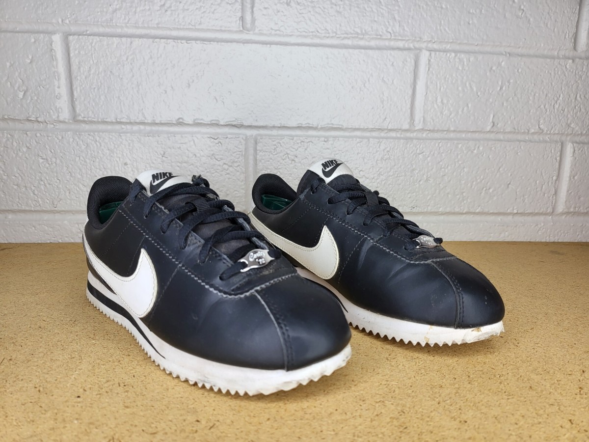 Nike Cortez 72 Basic 904764-001 Leather Lace Up Sneaker Gs Shoes