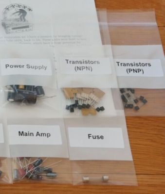 McIntosh MAC1900 Power Supply & Output rebuild recap service