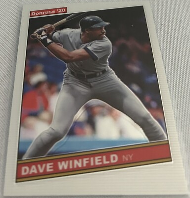 2020 Donruss Optic Baseball Dave Winfield New York Yankees 1986 Retro #R86-22