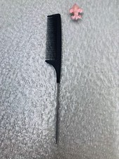 Rat tail comb Black Color Barber Hair Salon Styling Tool 9  Long Steel Tail