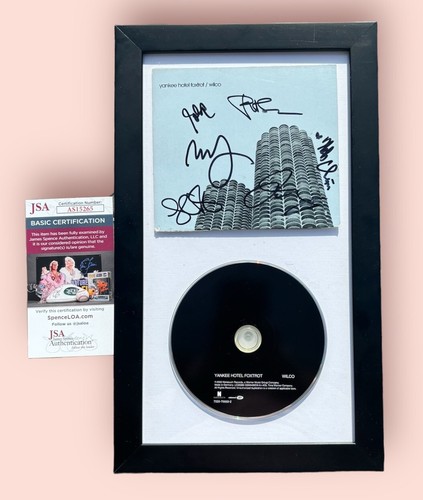 CD INCORNICIATO FIRMATO WILCO YANKEE HOTEL FOXTROT DISPLAY autografo Jeff Tweedy +5