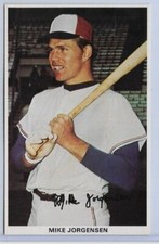 Mike Jorgensen Montreal Expos 1974 Weston 39c BB Bats MLB Baseball Jumbo Card 16
