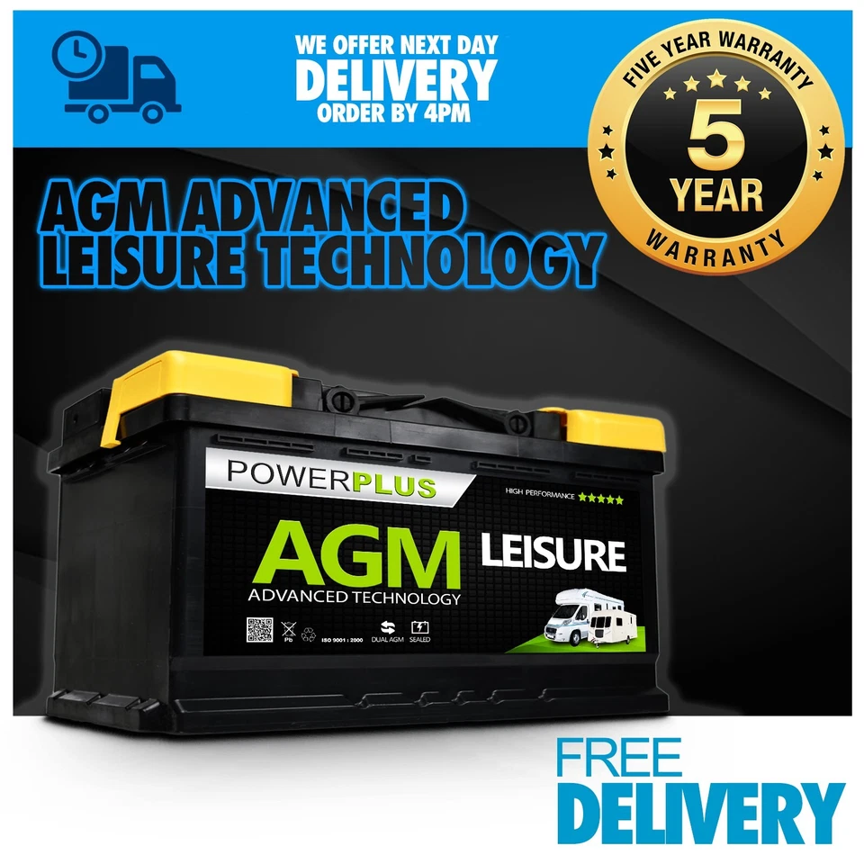 Electric Outboard AGM Leisure Battery AGMLP120 120ah 12v