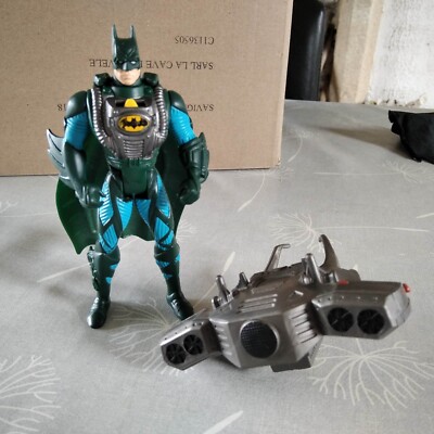 Figurine Manta Ray Batman – Kenner 1995 Batman Forever, 28 Cm Avec Cape, Occasion, Collection Rétro