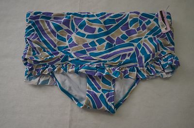 Jantzen Moroccan Mosaic Skirted Bottom Capri Breeze Size 12 NWOT/14 NWT