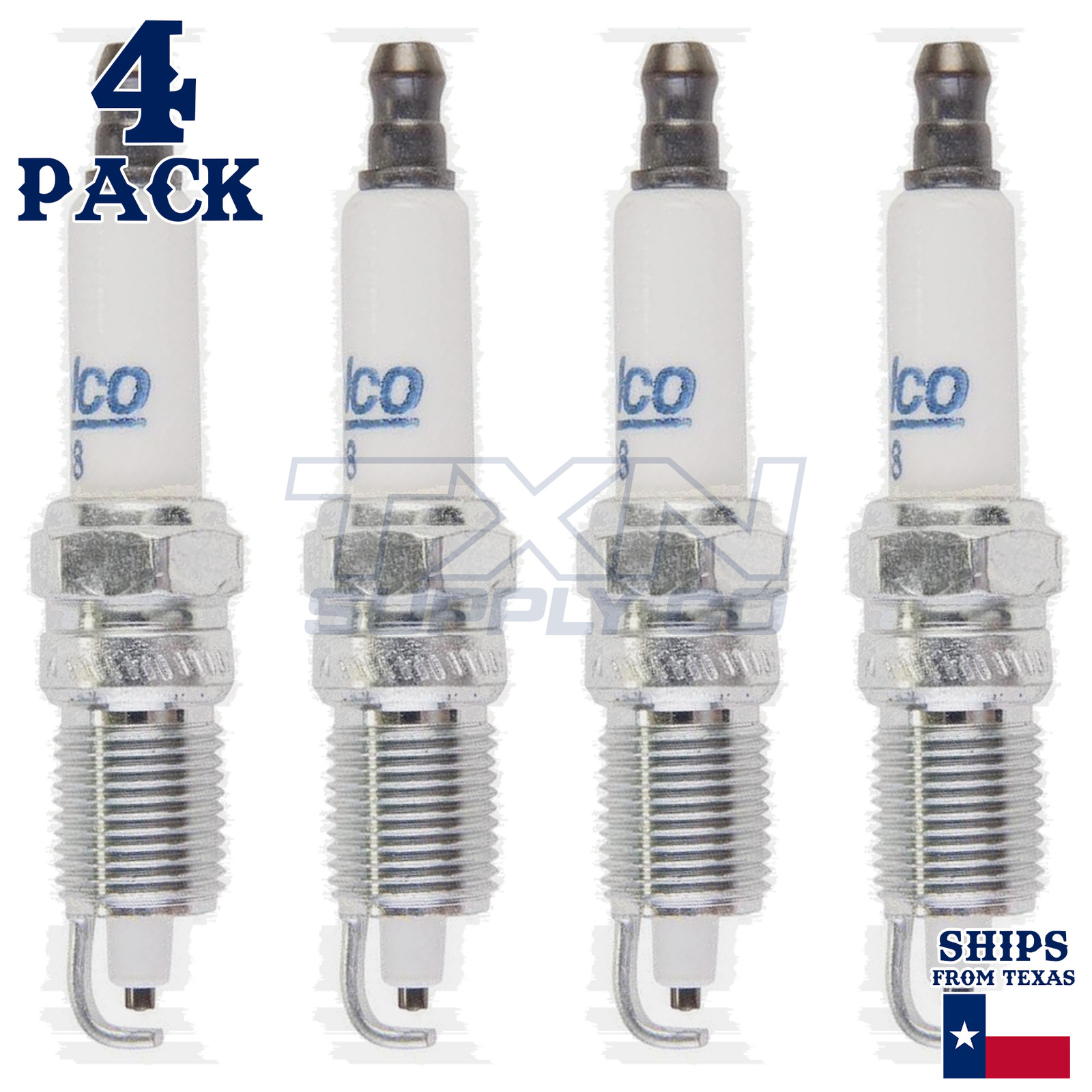 1995-1997 Pontiac Sunfire 2.2L ACDelco Double Platinum Spark Plugs - 4 Pack