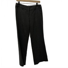 Vintage Ann Taylor Women's Size 4 Wool Blend Nylon Charcoal Grey Dress Pants