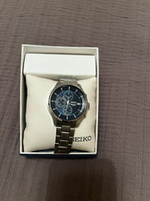 seiko mens watch  analogue quartz chronograph 4t57